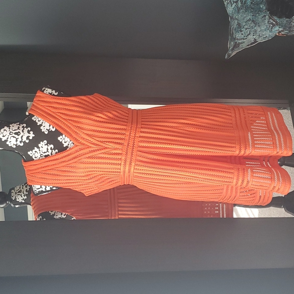 Red midi dress Hm size 14